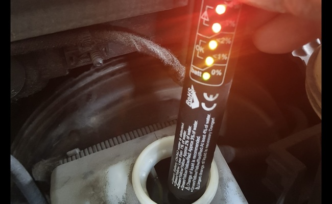 Fékolaj forráspont mérése | ABS Király